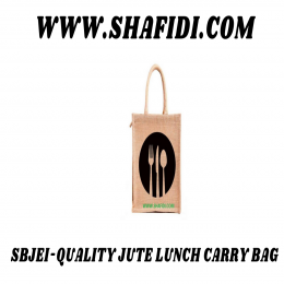 JUTE LUNCH CARRY BAG